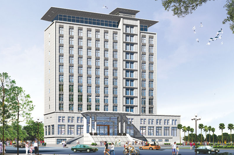 临湘市湘北劳动力市场综合大楼工程